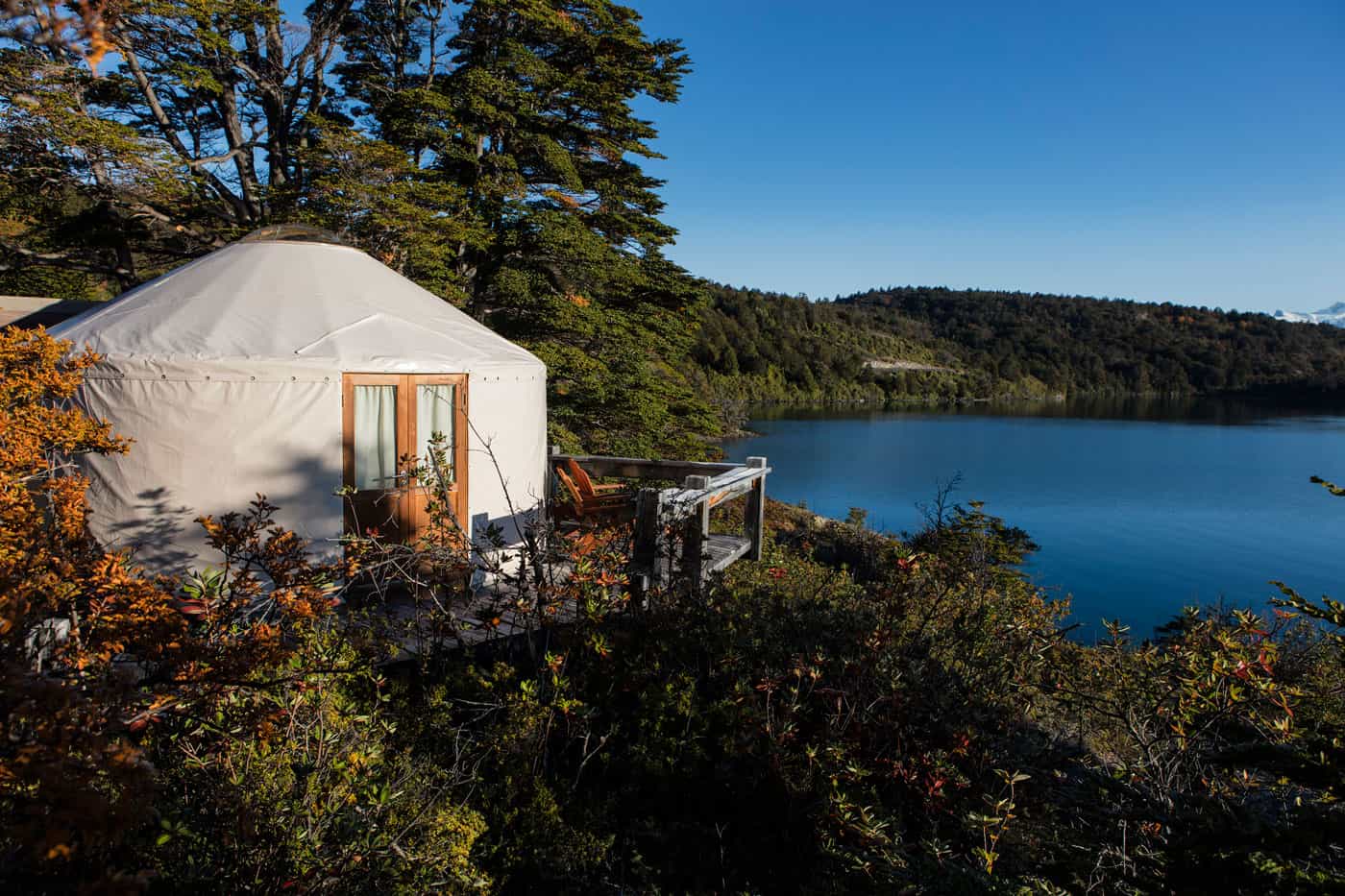 Patagonia Camp Yurt on the Lake