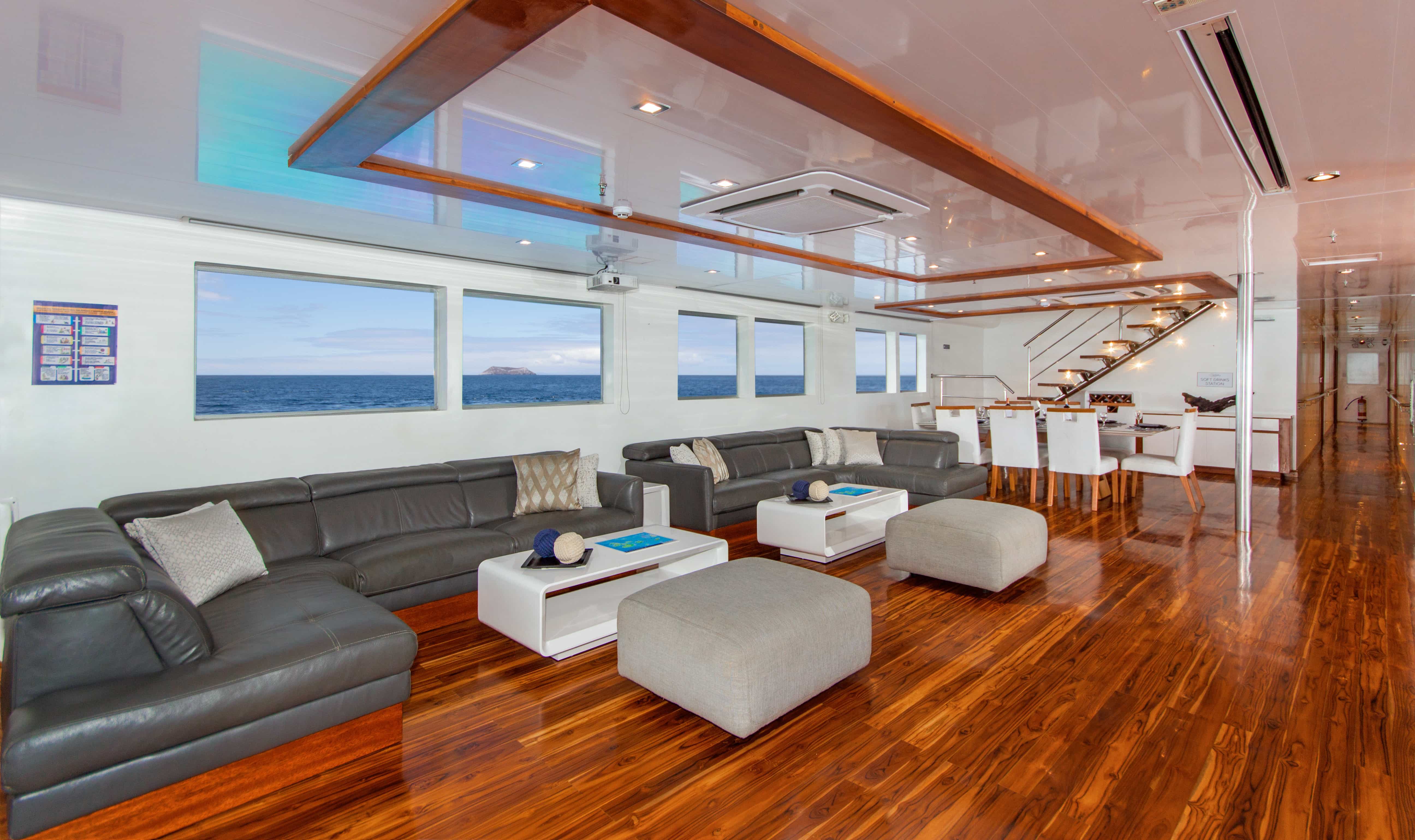 infinity yacht inside