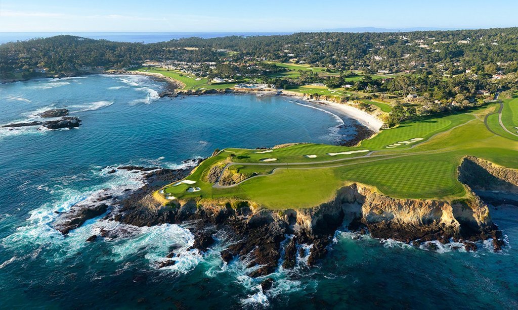 Pebble Beach from Above